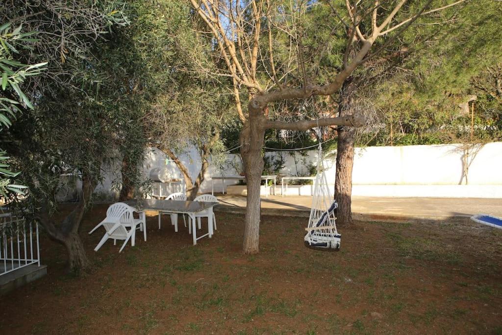 White Villa In Olive Trees And Seaview To Panagia Almiropótamos Buitenkant foto